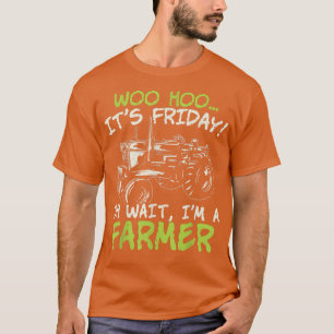 Mens Vintage Farmer Distressed Farming T-Shirt