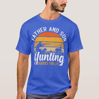 Mens Vintage Father and Son Hunting Buddies For Li T-Shirt