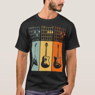 Mens Vintage Fathers Day DAD Guitarist Dad Guitar  T-Shirt