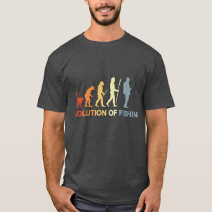 Mens Vintage Fishing Evolution T-Shirt