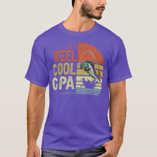 Mens Vintage G PA Reel Cool G PA Fisherman Fathers T-Shirt