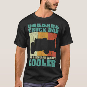 Mens Vintage Garbage Truck Dad Like A Regular Dad T-Shirt