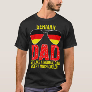 Mens Vintage German Dad Germany Flag Sunglasses Fa T-Shirt
