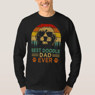 Mens Vintage Goldendoodle Dog Best Doodle Dad Fat T-Shirt