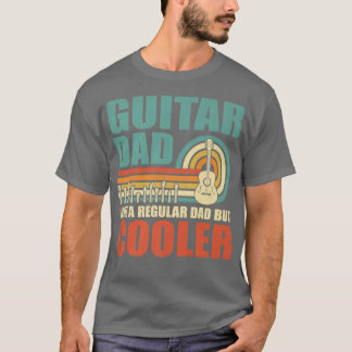 Mens Vintage Guitar Dad Like A Regular Dad Guitari T-Shirt