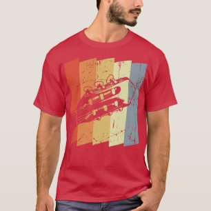 Mens Vintage Guitar Guitarist Design for Guitar Le T-Shirt