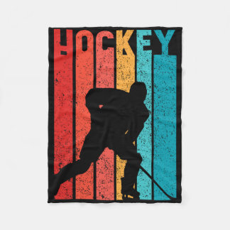 Men's Vintage Hockey Shirts Fleece Blanket