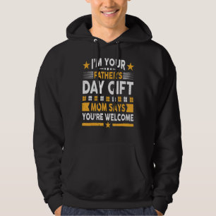 Mens Vintage I'm Your Father's Day Mum Say Welcom Hoodie