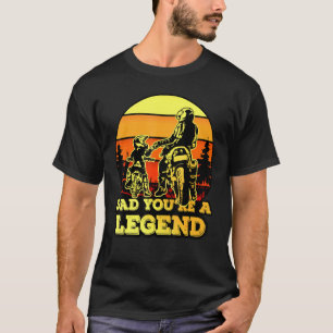 Mens Vintage Motocross Father Son Ride Bike Dad Yo T-Shirt