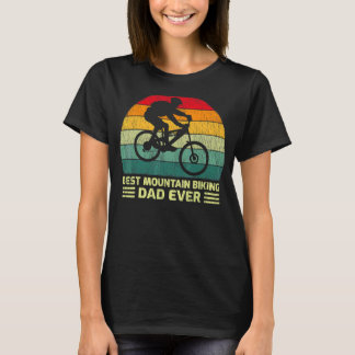 Mens Vintage Mountain Biking Dad Ever Father's Da T-Shirt