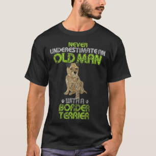 Mens Vintage Never Underestimate An Old Man With A T-Shirt