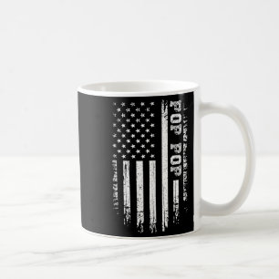 Mens Vintage p-p American Flag 4th of July USA Coffee Mug