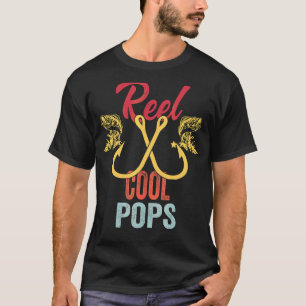 Mens Vintage Reel Cool Pops  Fathers Day 1 T-Shirt