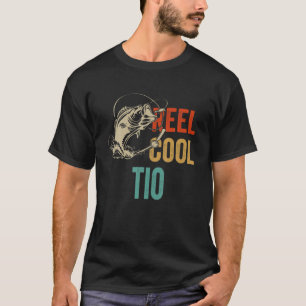 Mens Vintage Reel Cool Tio Funny Fathers Day T-Shirt