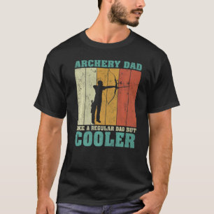 Mens Vintage Retro Archery Dad Like A Regular Dad T-Shirt