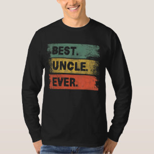 Mens Vintage Retro Best Uncle Ever Men Father's D T-Shirt