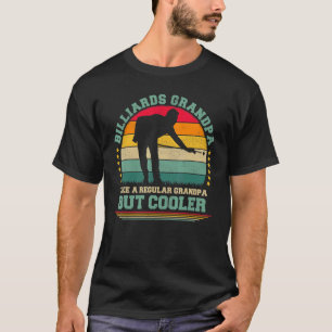 Mens  Vintage Retro Billiards Grandpa Father's Day T-Shirt