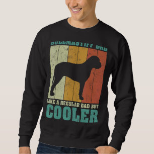 Mens Vintage Retro Bullmastiff Dad Like A Regular Sweatshirt