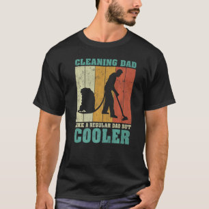 Mens Vintage Retro Cleaning Dad Like A Regular Dad T-Shirt