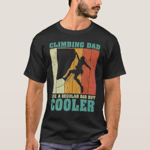 Mens Vintage Retro Climbing Dad Like A Regular Dad T-Shirt