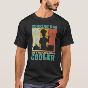 Mens Vintage Retro Cooking Dad Like A Regular Dad T-Shirt