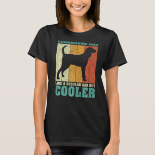 Mens Vintage Retro Coonhound Dad Like A Regular Da T-Shirt