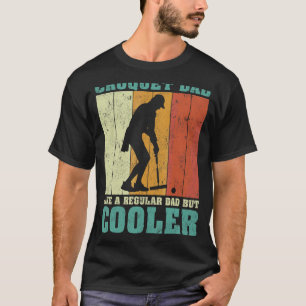 Mens Vintage Retro Croquet Dad Like A Regular Dad T-Shirt