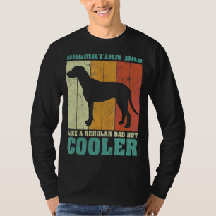 Mens Vintage Retro Dalmatian Dad Like A Regular Da T-Shirt