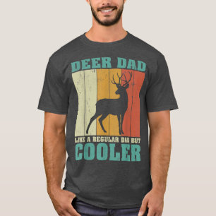 Mens Vintage Retro Deer Dad Like A Regular Dad Fat T-Shirt