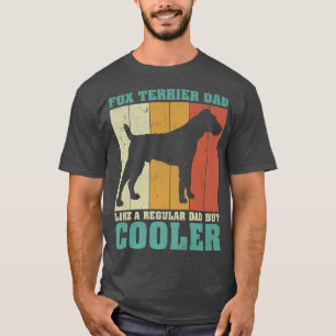 Mens Vintage Retro Fo Terrier Dad Like A Regular D T-Shirt