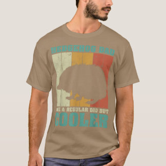 Mens Vintage Retro Hedgehog Dad Like A Regular Dad T-Shirt