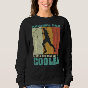 Mens Vintage Retro Jogging Dad Like A Regular Dad Sweatshirt