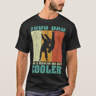 Mens Vintage Retro Judo Dad Like A Regular Dad Fat T-Shirt