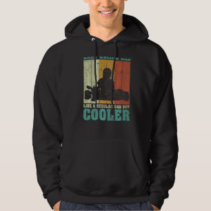 Mens Vintage Retro Kart Racing Dad Like A Regular Hoodie