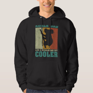 Mens Vintage Retro Koala Dad Like A Regular Dad Fa Hoodie