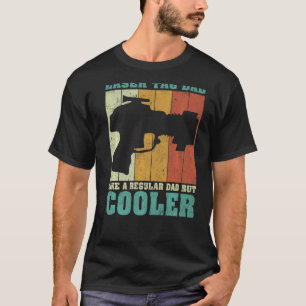 Mens Vintage Retro Laser Tag Dad Like A Regular Da T-Shirt