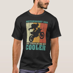 Mens Vintage Retro Motorsport Dad Like A Regular D T-Shirt