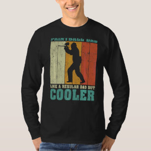Mens Vintage Retro Paintball Dad Like A Regular Da T-Shirt