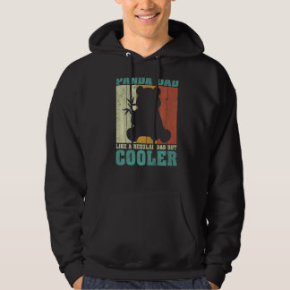 Mens Vintage Retro Panda Dad Like A Regular Dad Fa Hoodie