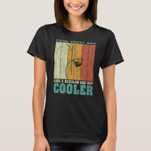 Mens Vintage Retro Pole Vault Dad Like A Regular D T-Shirt