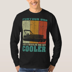 Mens Vintage Retro Pontoon Dad Like A Regular Dad T-Shirt