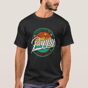 Mens Vintage Retro Promoted To Pappy Est 2023 Men T-Shirt