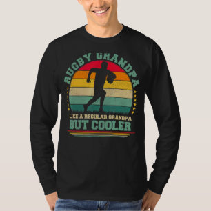 Mens  Vintage Retro Rugby Grandpa Father's Day T-Shirt