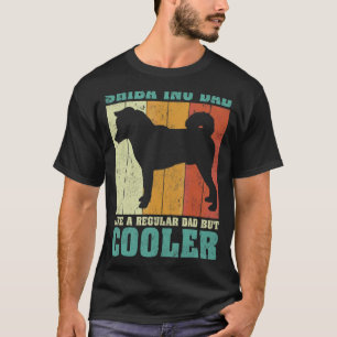 Mens Vintage Retro Shiba Inu Dad Like A Regular Da T-Shirt