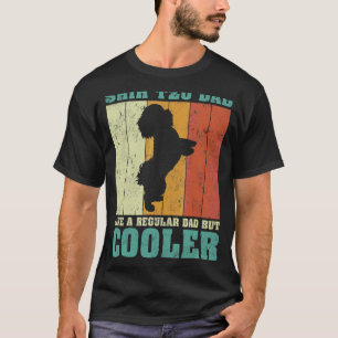 Mens Vintage Retro Shih Tzu Dad Like A Regular Dad T-Shirt