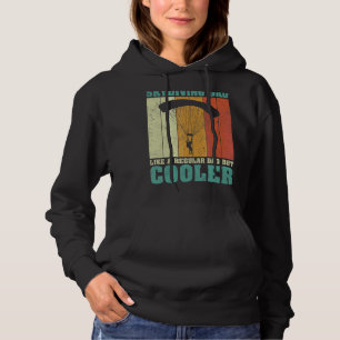 Mens Vintage Retro Skydiving Dad Like A Regular Da Hoodie
