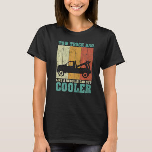 Mens Vintage Retro Tow Truck Dad Like A Regular Da T-Shirt