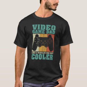 Mens Vintage Retro Video Game Dad Like A Regular D T-Shirt