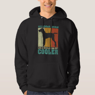 Mens Vintage Retro Vizsla Dad Like A Regular Dad F Hoodie