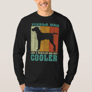 Mens Vintage Retro Vizsla Dad Like A Regular Dad F T-Shirt